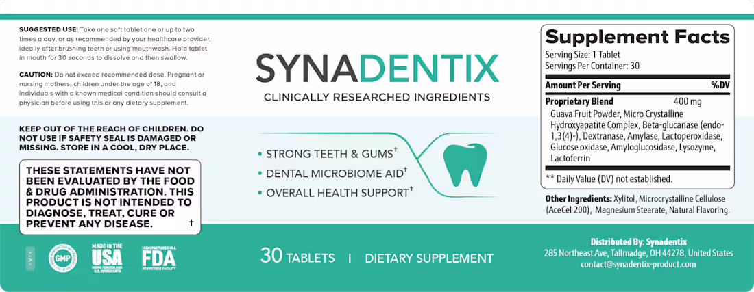 Cover image for Synadentix (PROS OR CONS) — Really Work?
