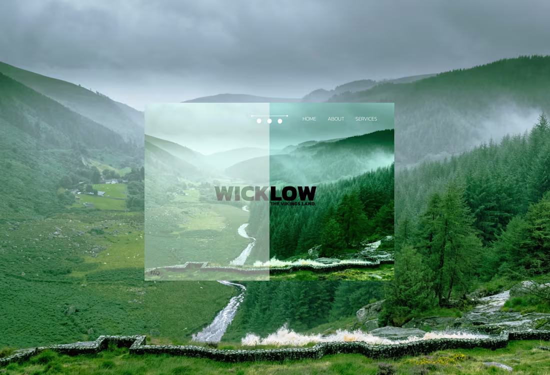 Cover image for WICKLOW TRAVEL WEB SITE (fictional web site)