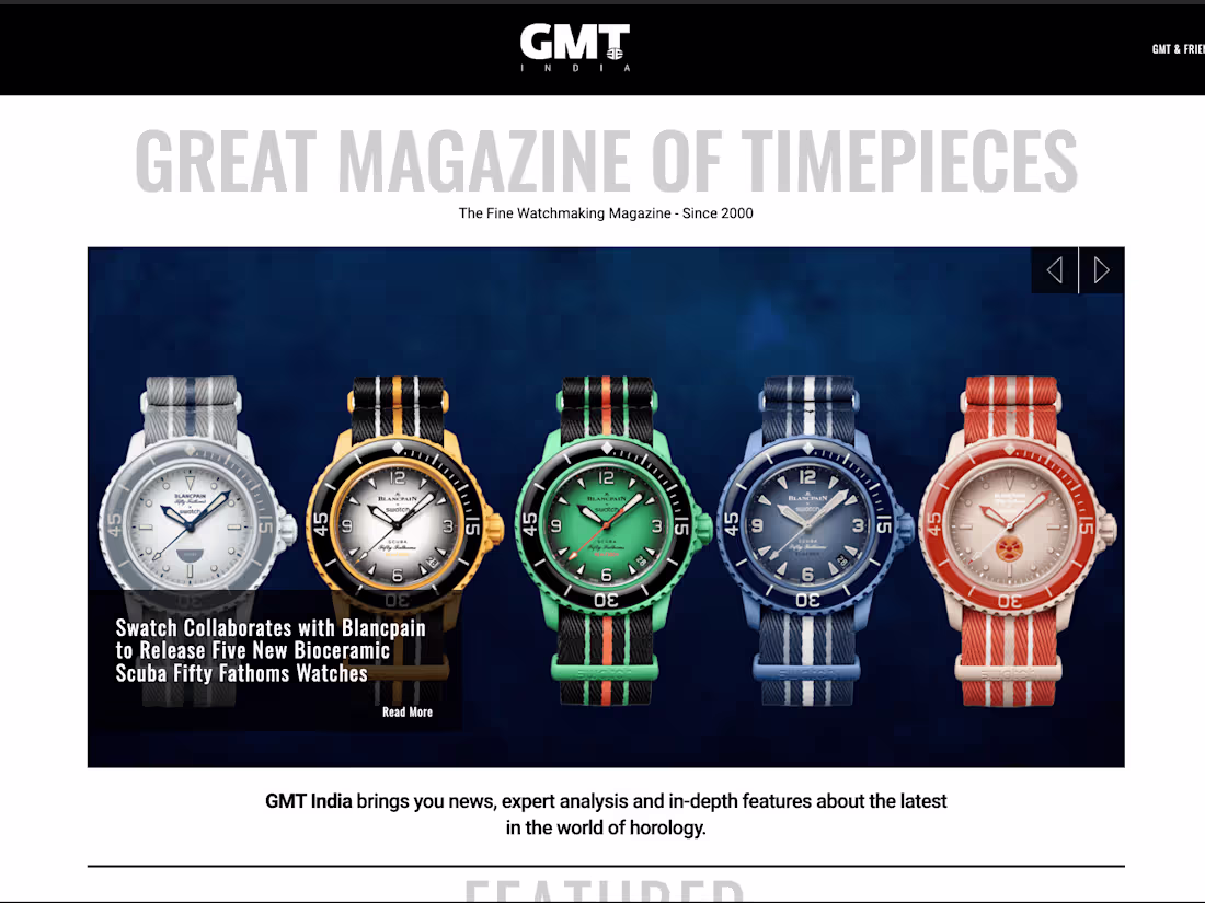 Cover image for GMT India - All You Need to Know About Luxury Watches