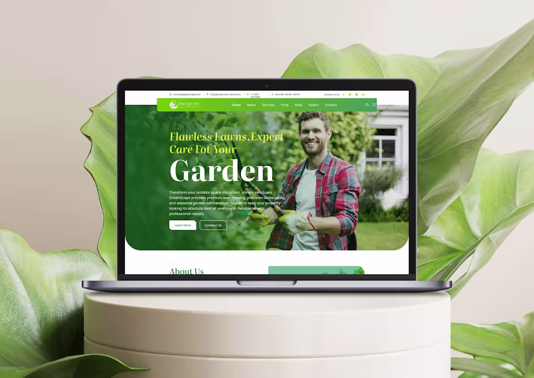 Cover image for ✨ GreenScape | Modern Landscaping