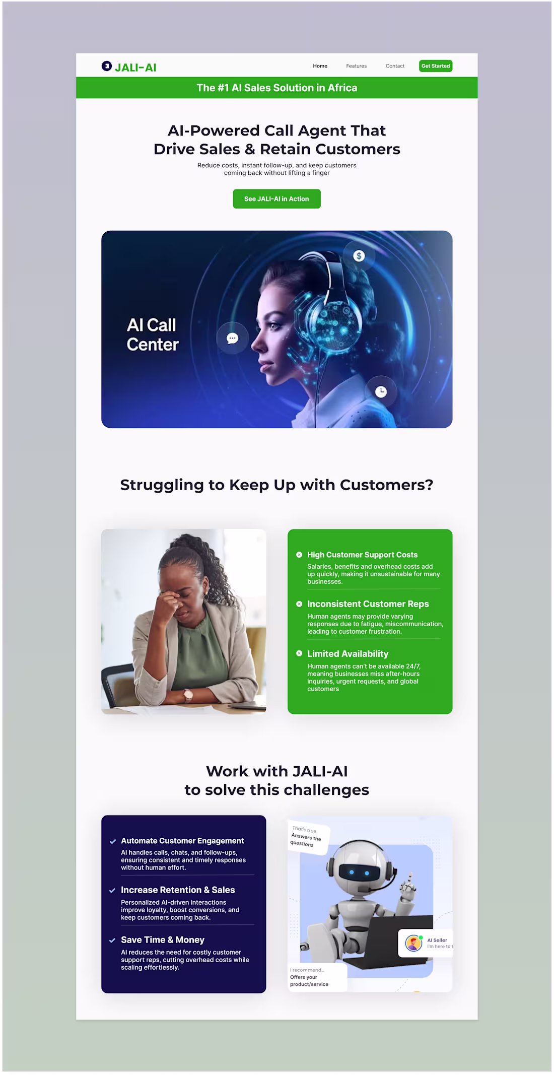 Cover image for JALI AI Customer Engagement Platform Design