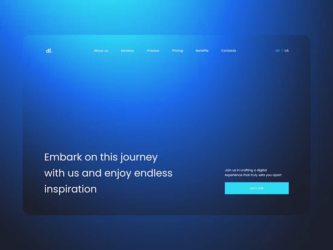 Cover image for Ditych Landing Page for Development Agency
