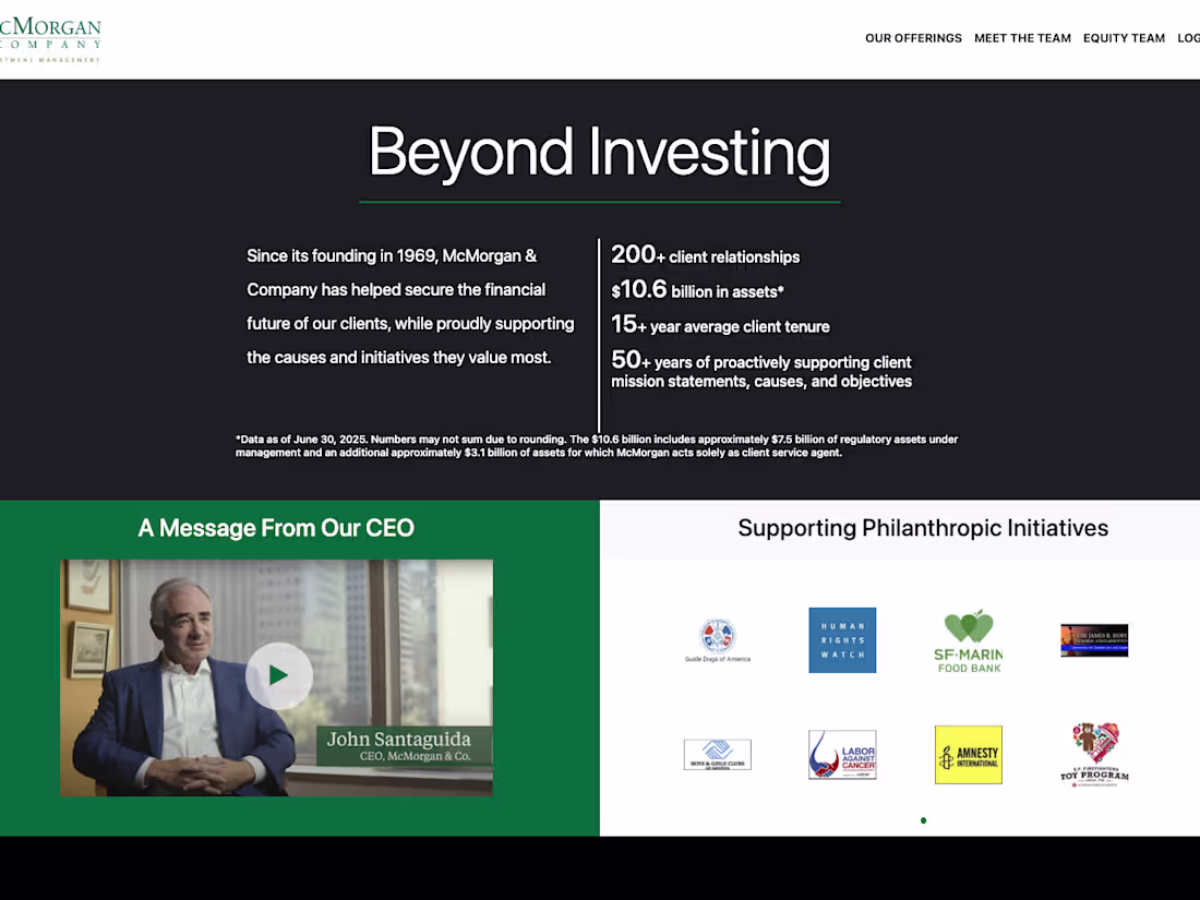 Cover image for McMorgan & Company