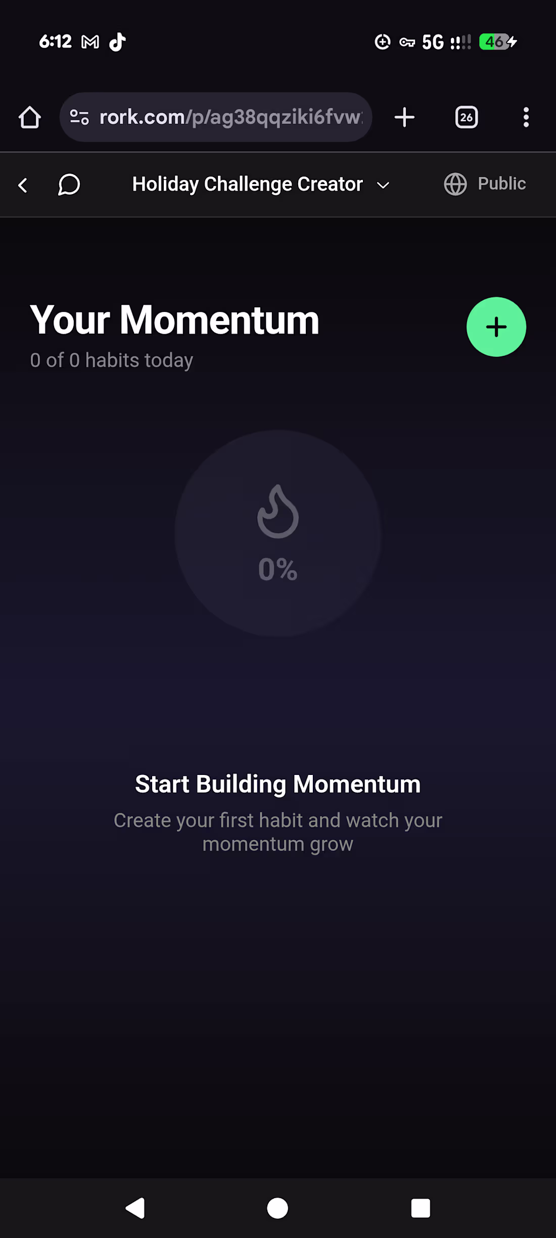 Cover image for Beautiful dark-themed habit tracker Add/ complete daily habi...
