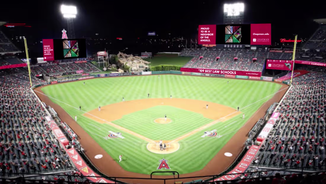 Cover image for Chapman University - Angel Stadium Ad Takeover