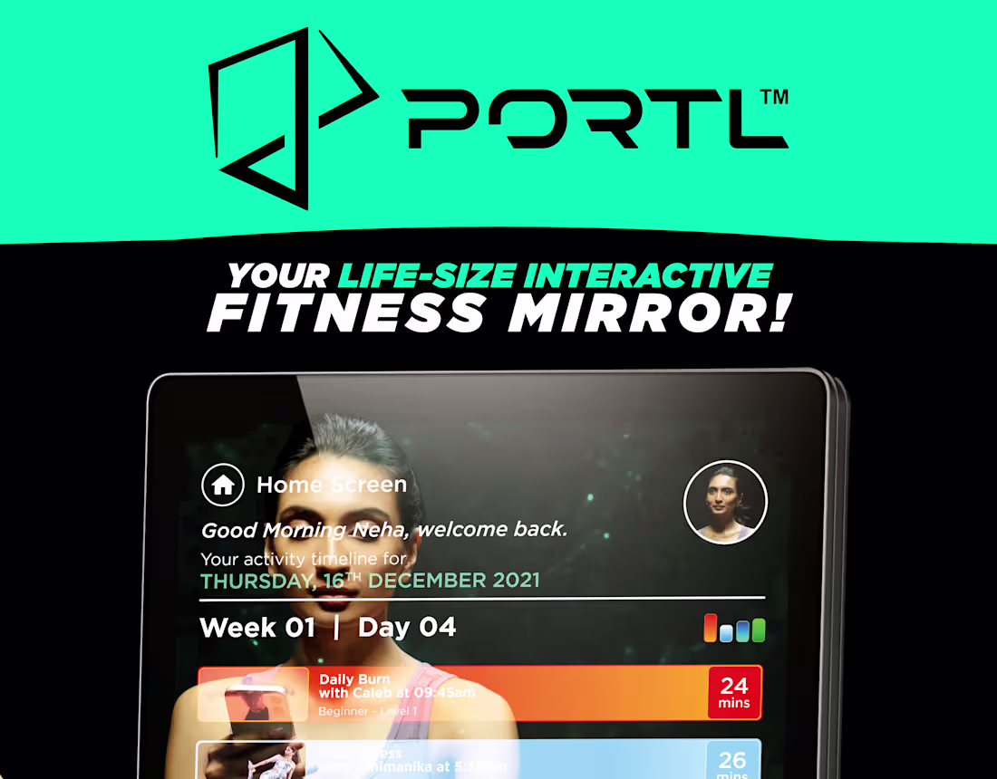 Cover image for Portl - UI/UX Design, Branding, 3D, Video & Animation