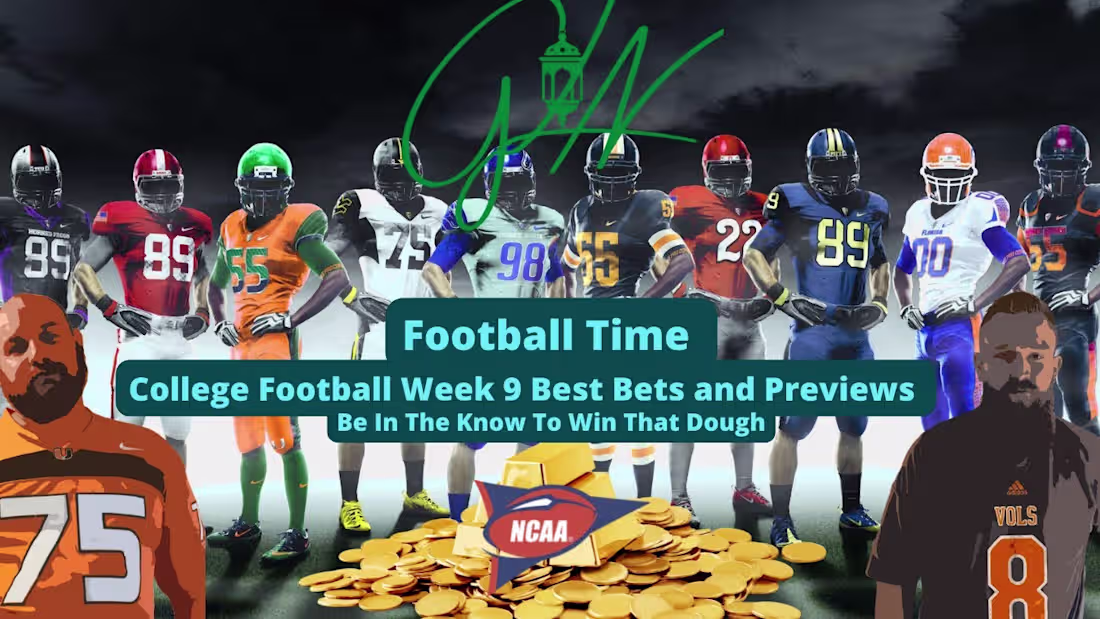 Cover image for CFB Week 9 Best Bets and Preview Podcast