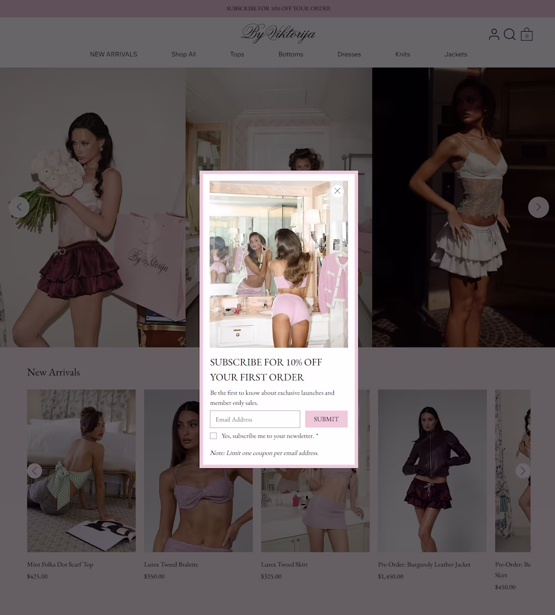 Cover image for ByViktorija - Wix Studio Website E-Commerce Design & Development