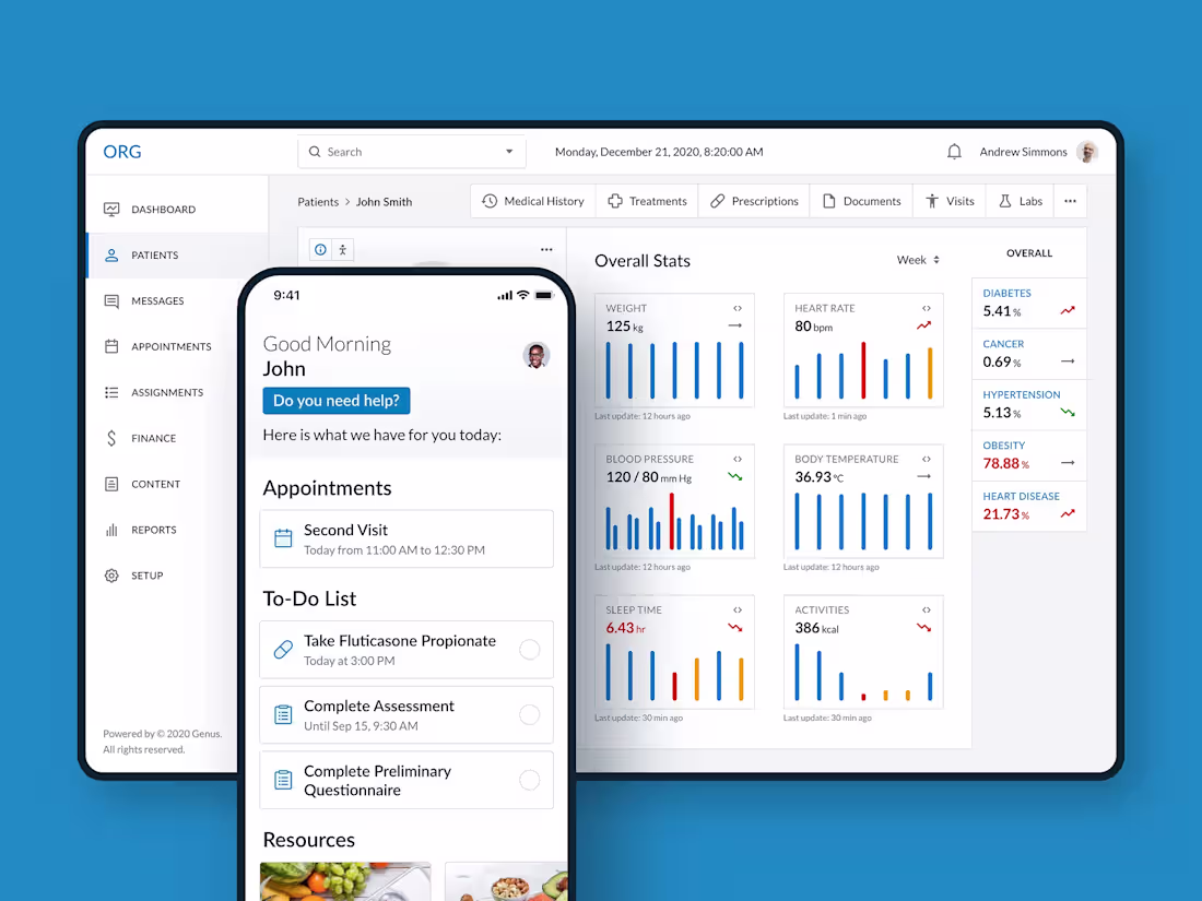 Cover image for Patient health monitoring platform