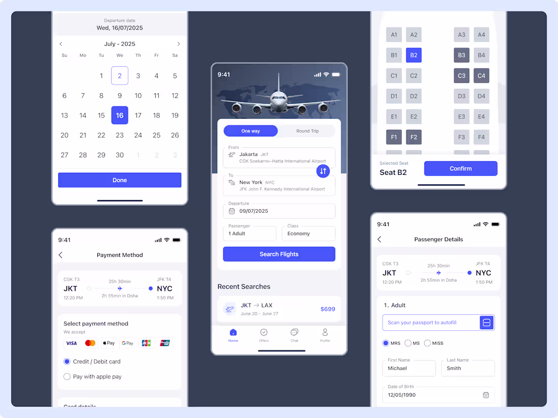 Cover image for Liftly Flight Booking App