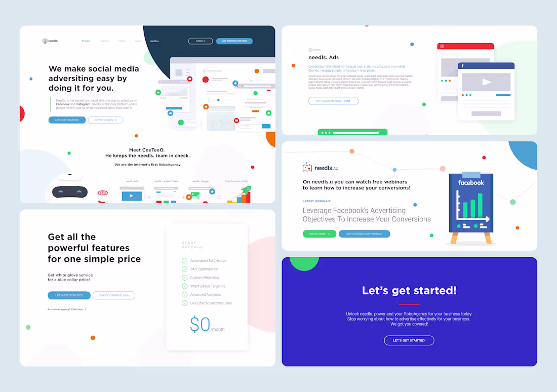 Cover image for Redesigned the marketing landing page for Needls (Canada) wi...