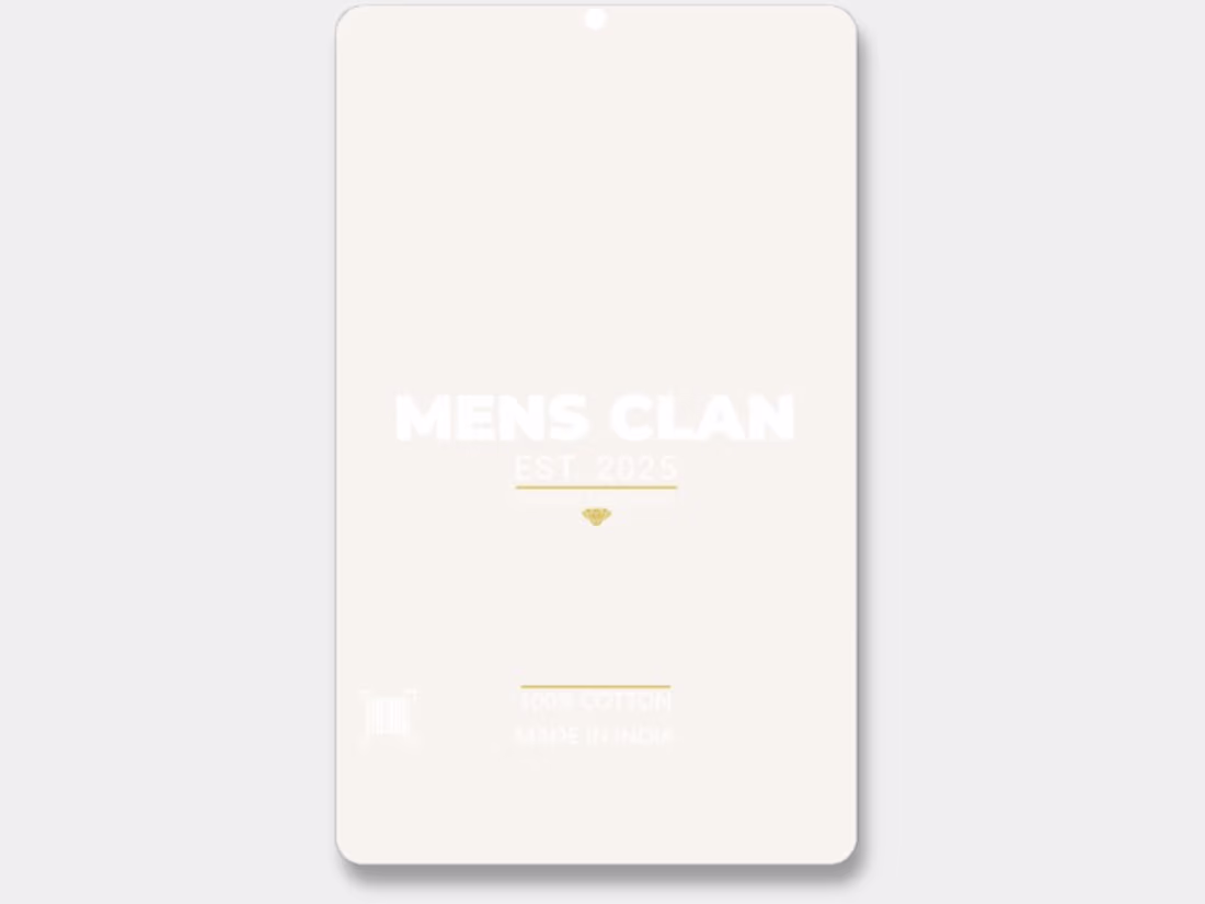 Cover image for Clothing Tag / Label Design (Minimal, Streetwear & Premium)
