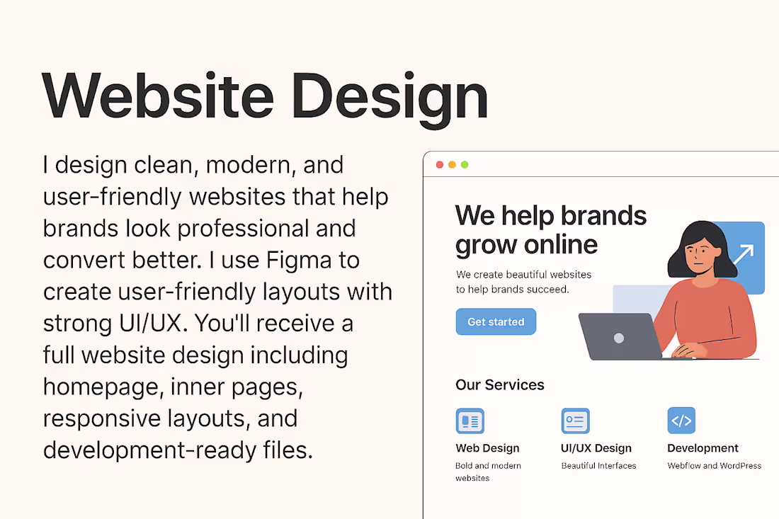 Cover image for Modern & Responsive Website Design