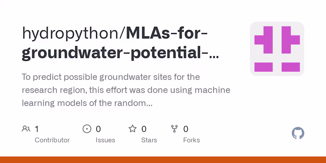 Cover image for hydropython/MLAs-for-groundwater-potential-zone-mapping-