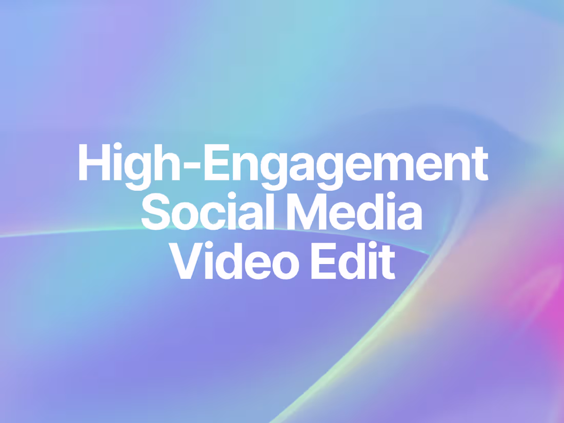 Cover image for Viral-Ready Short Form Video for Social Media