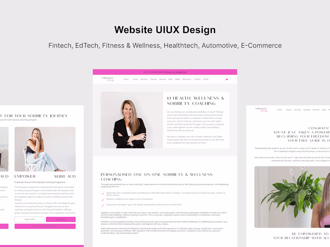Cover image for Website UIUX Design