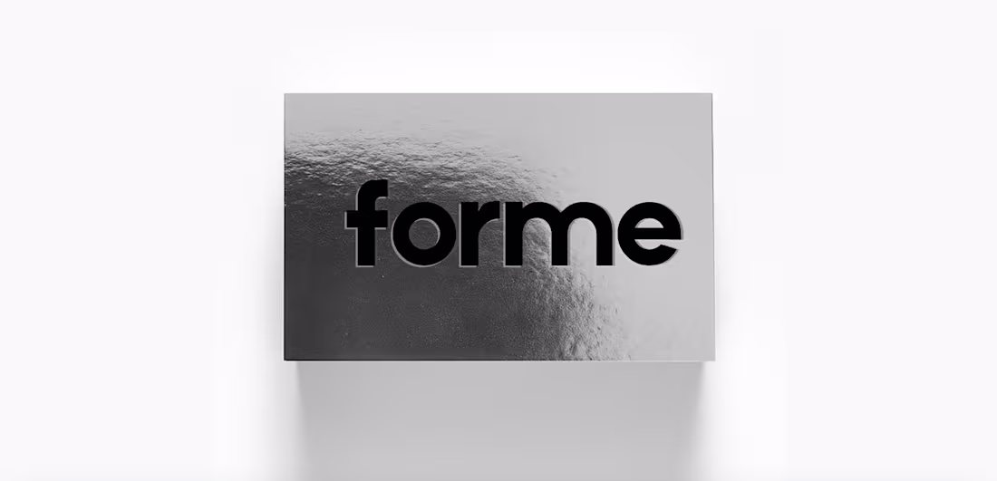 Cover image for Forme- Visual Identity and Product Design FORME is a study i...
