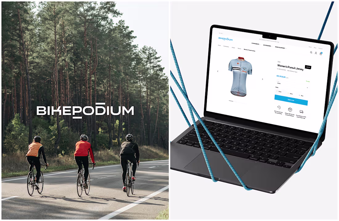 Cover image for BIKEPODIUM – Brand & eCommerce Website on Behance