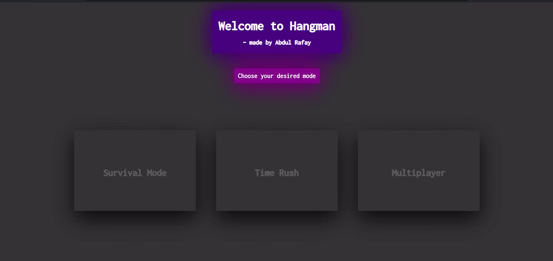 Cover image for Hangman Game