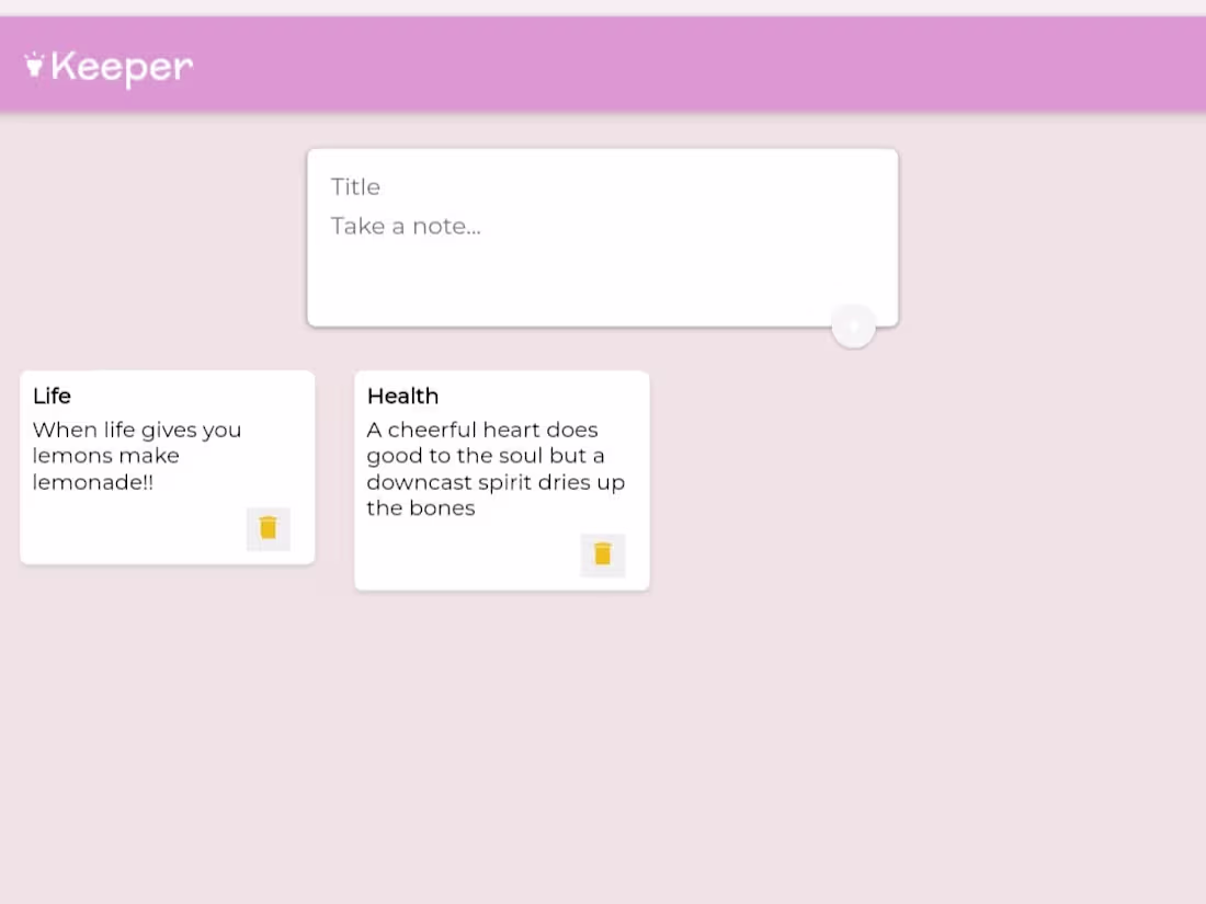 Cover image for Keeper App