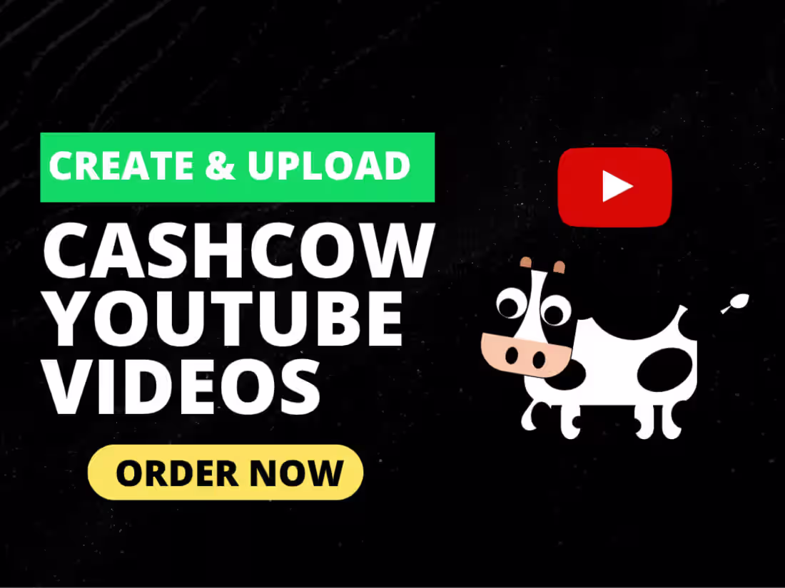 Cover image for Professional Cashcow Youtube Channel | Videos | Automation