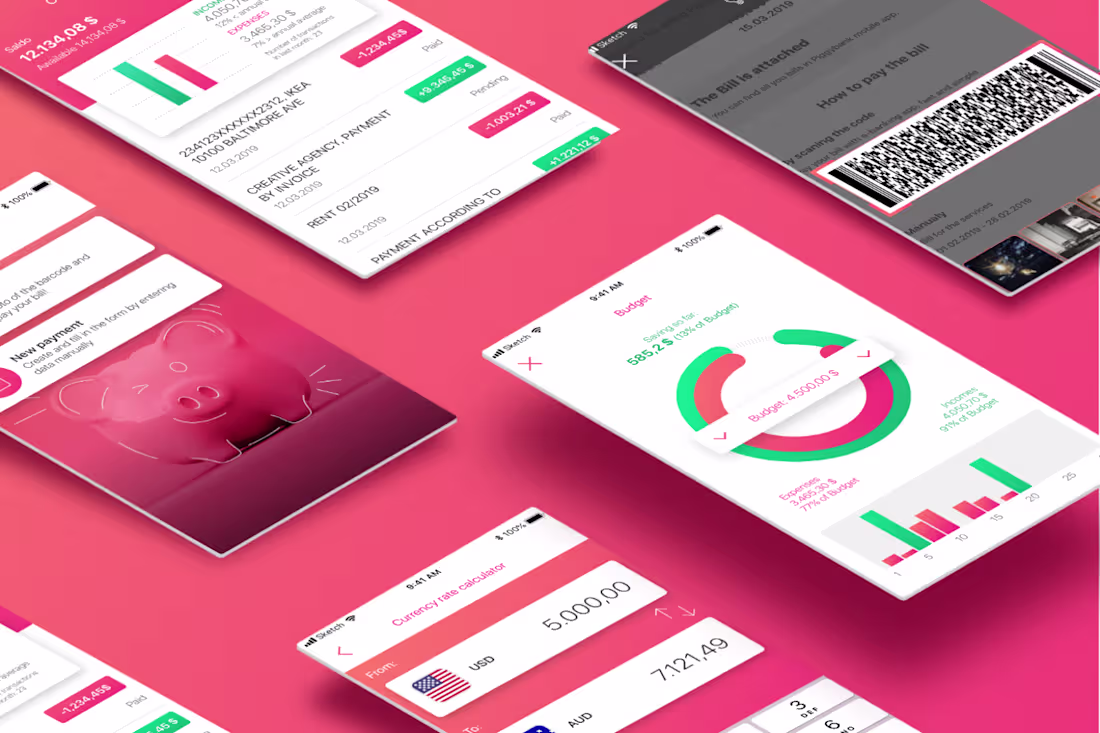 Cover image for Mobile Banking App UI & UX Design