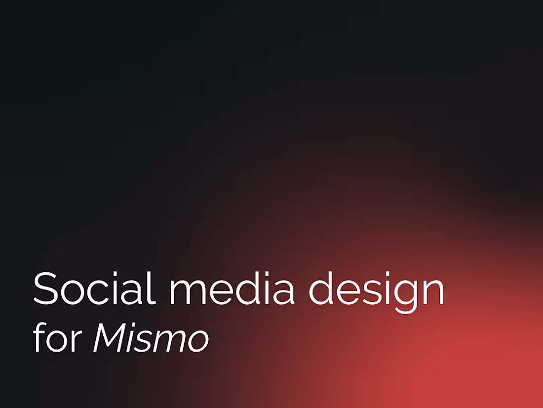 Cover image for Social Media design for Mismo