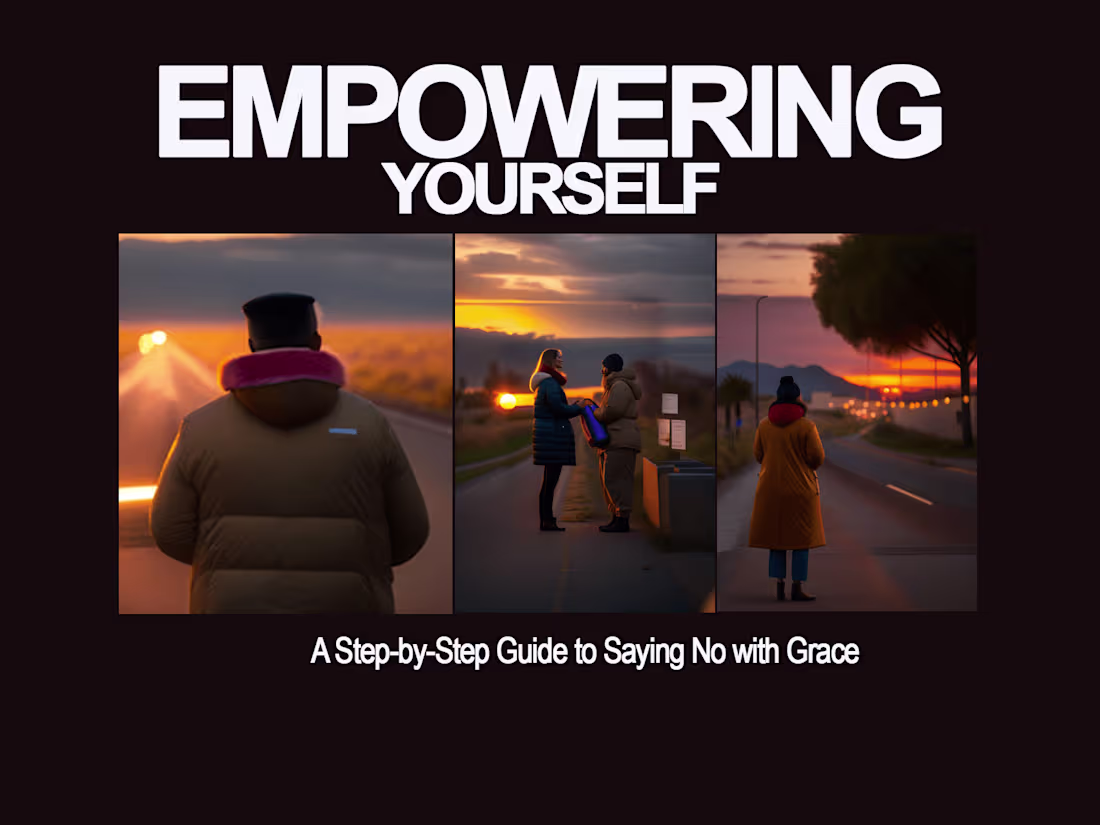Cover image for Empowering Yourself:
Step-by-Step Guide to Saying No with Grace