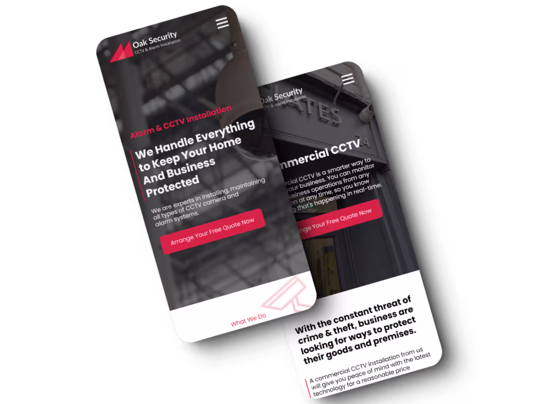 Cover image for WordPress Website for A CCTV / Alarm Service Business