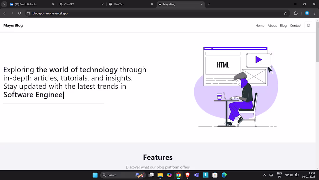 Cover image for Blog App