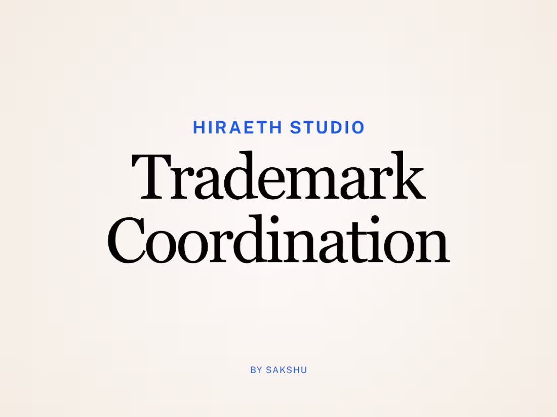 Cover image for Trademark Coordination