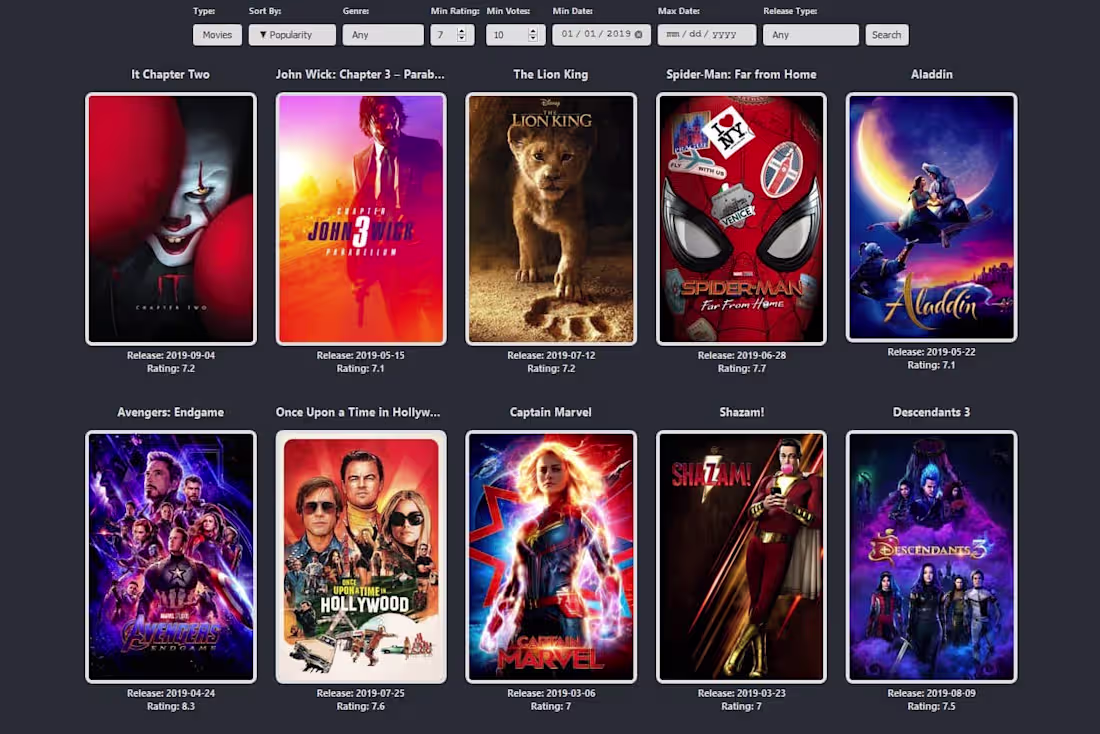 Cover image for Movie Discovery Web App