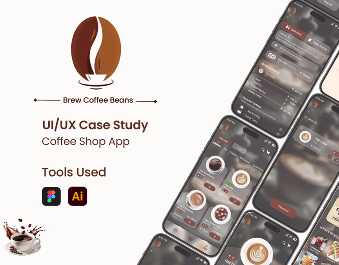 Cover image for Brew Coffee Beans : A Coffee App & UI/UX Case Study