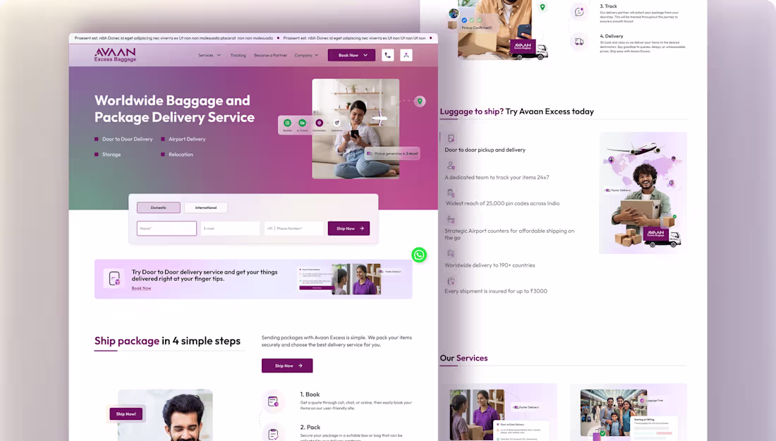 Cover image for Avaan Excess | Website Redesign
