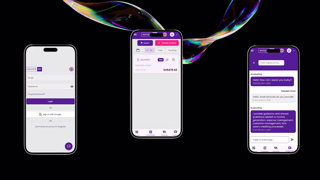 Cover image for InvoicePey - FinTech SaaS