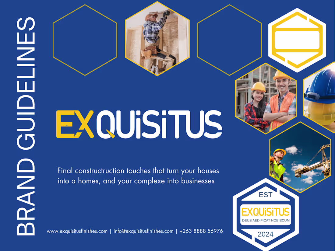 Cover image for Brand Guidelines for Exquisitus – Finishing Construction Experts