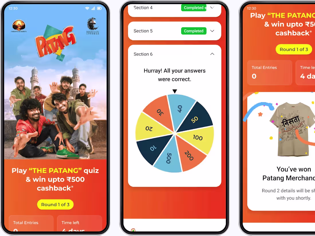 Cover image for Promotional Website of feature film Patang