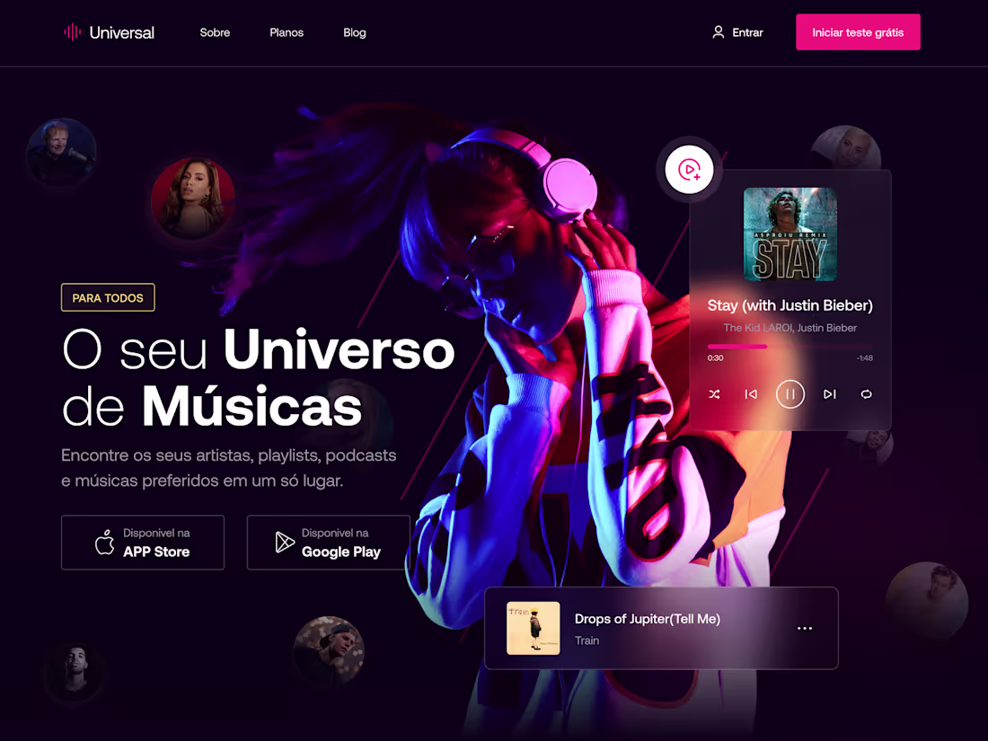 Cover image for Universal - Music Landing Page