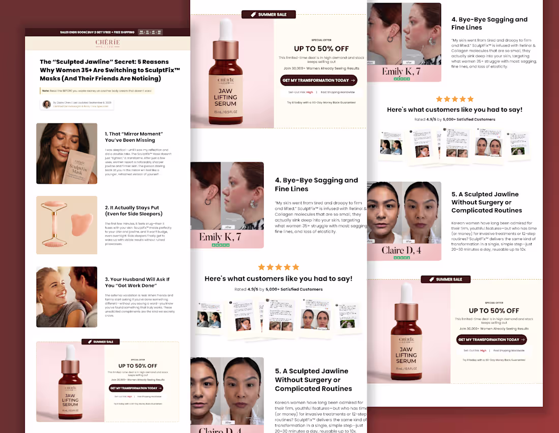 Cover image for Skincare Brand Listicle Page