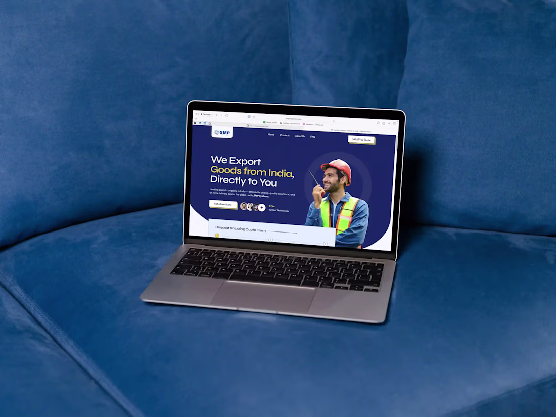 Cover image for Website design & dev for SMP Systems