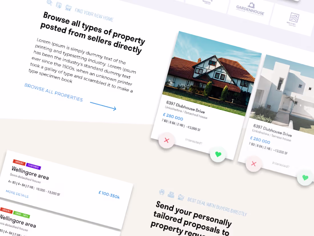 Cover image for Property request UI/UX design