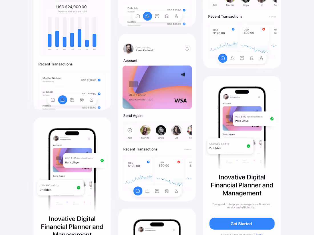 Cover image for Banking App UI Design