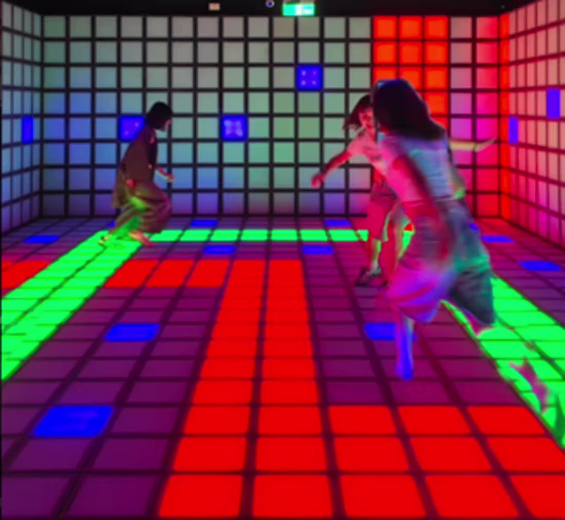 Cover image for CyberCube is a physical, motion-based game system built for ...