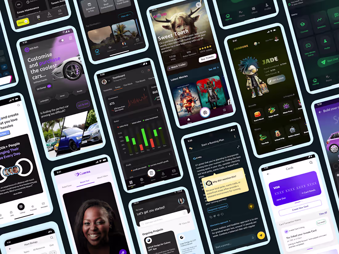 Cover image for End-to-End Design of a Sleek and Functional Mobile App