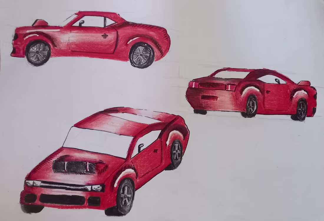 Cover image for ×New concept desing of a classic muscle car *This project is...