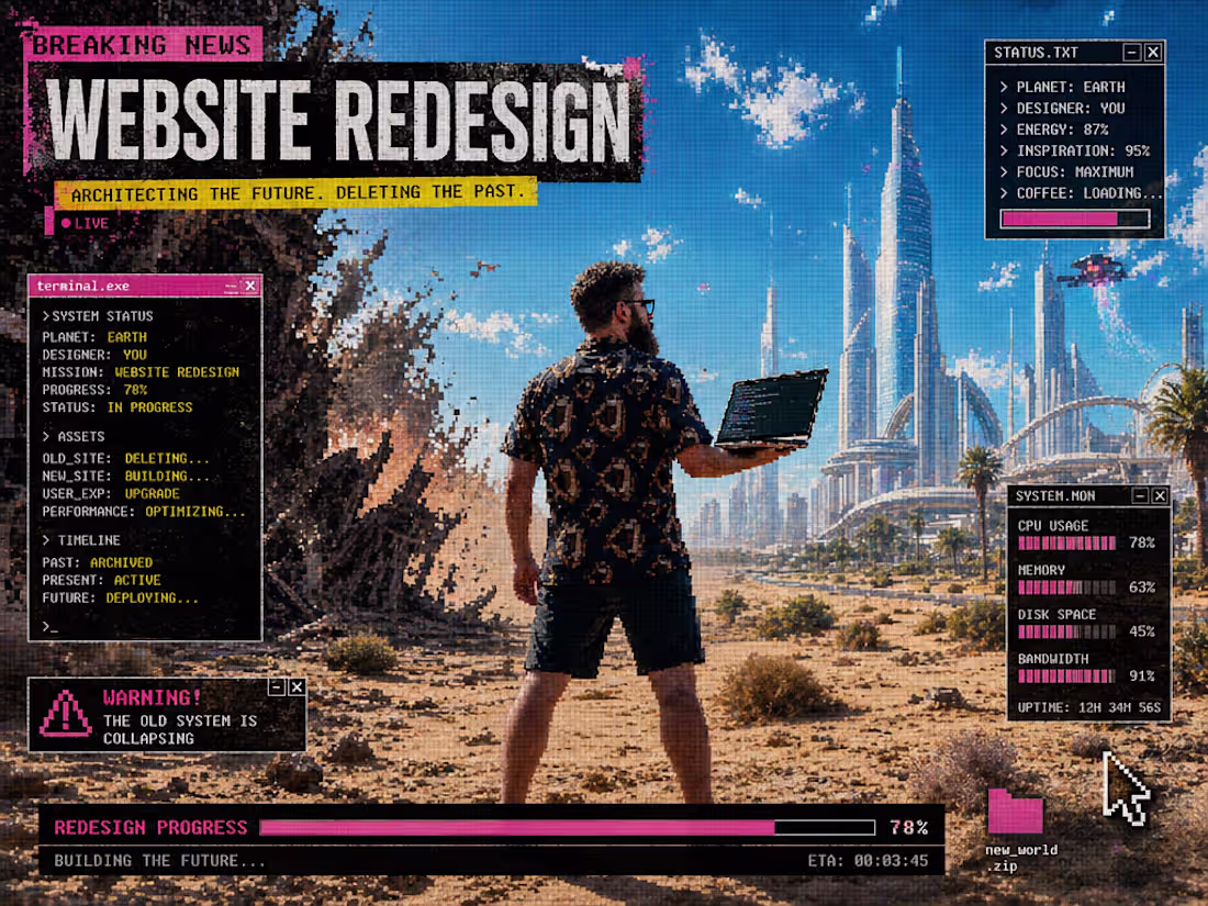Cover image for Website Redesign in Figma & Framer