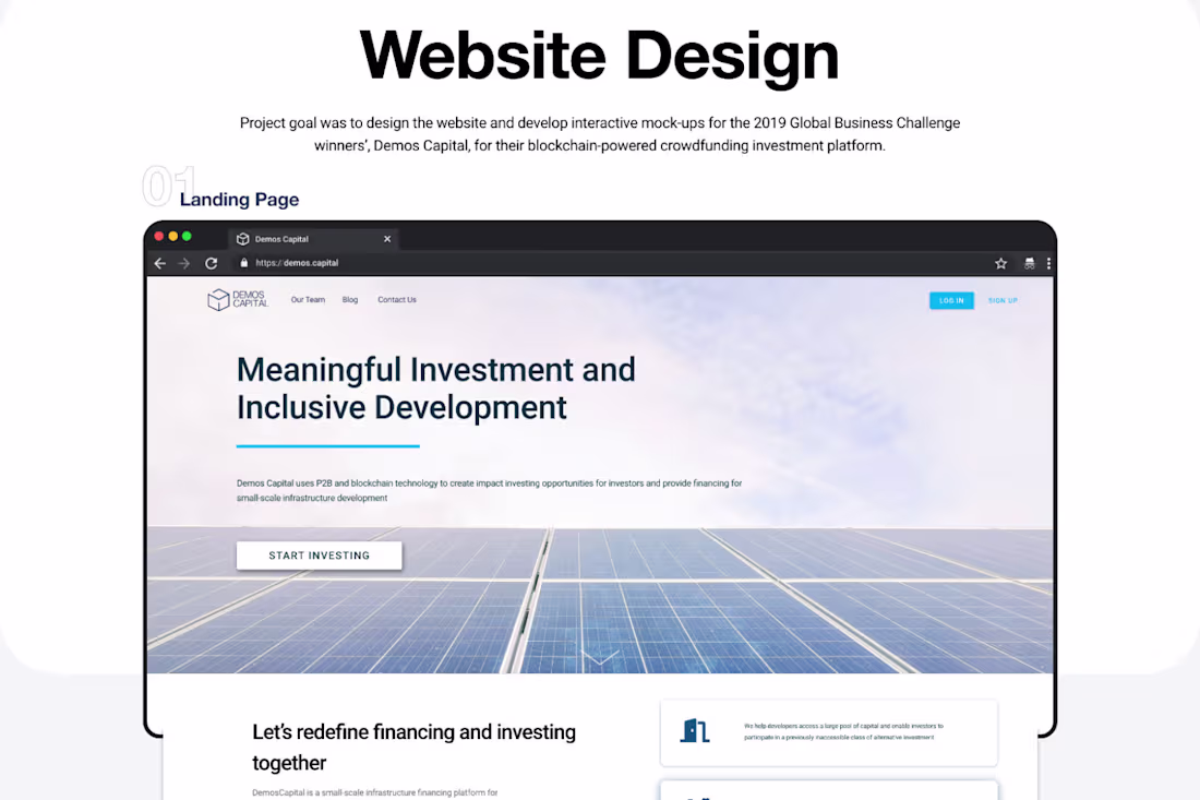Cover image for Investor Platform (Website Design)