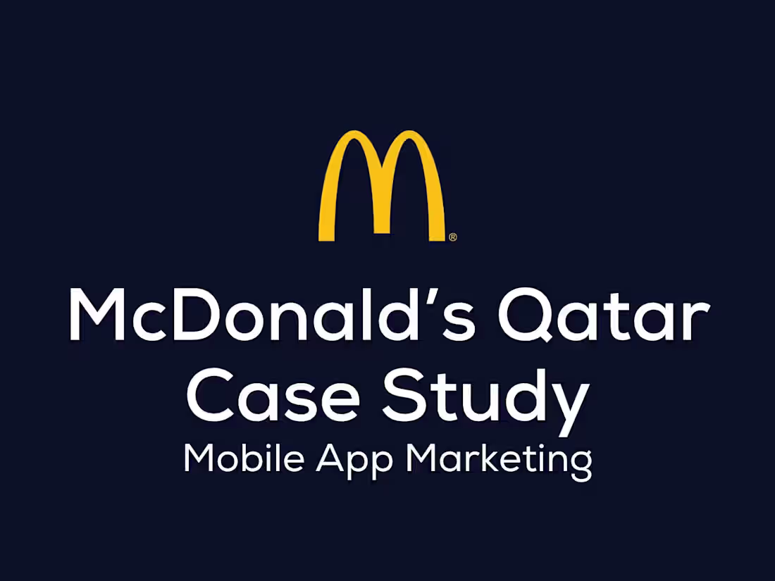 Cover image for McDonald's Award-winning App Campaign