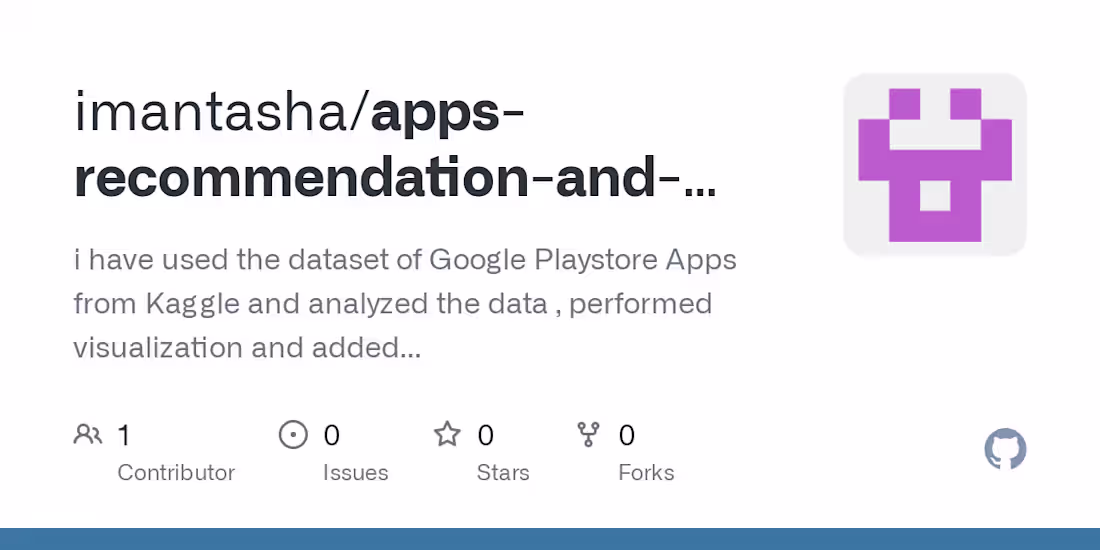 Cover image for App Recommendation and Prediction System