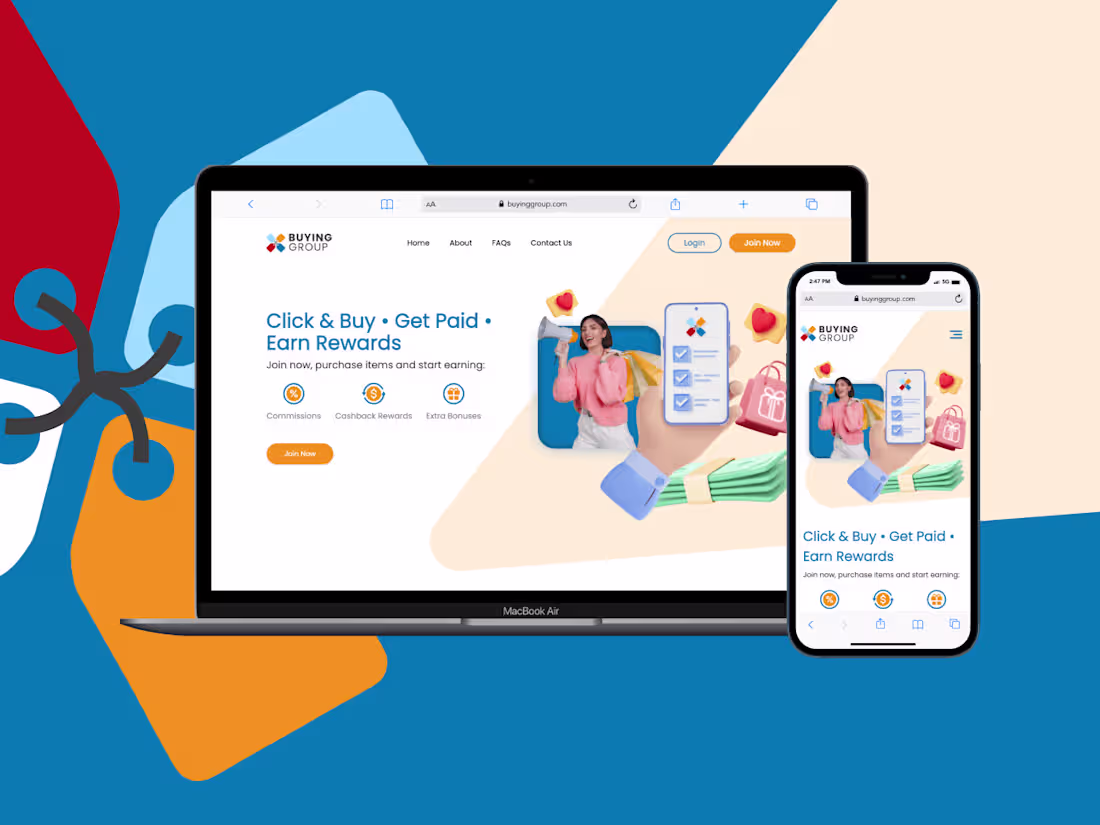 Cover image for BuyingGroup (Website / Logo)